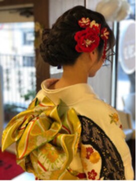 ヘアメイク ウエニ 上本町(HAIR MAKE UE2) 【ヘアセット・ヘアアレンジ/編み込み・ダウンスタイル】