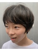 　暗髪マニッシュショート　【静岡/静岡駅/オーガニックカラー】