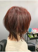 ウルフカットベリーピンク
