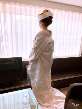 ヘアメイク ジェイエム 地毛で日本髪を結う