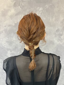 エクラ(ecla) お呼ばれヘア/ロープヘアアレンジ/ダウンスタイル
