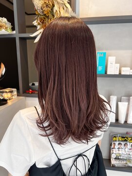 シエン(CIEN) フェミニン/セミロング/ピンク/バイオレット/暖色/モテ可愛い