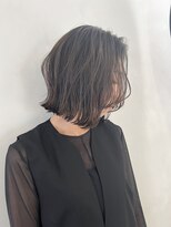 小森谷,切りっぱなしボブ,エアリーロングボブ,美髪グレージュg43