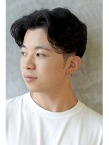 にもう&nbsp;ニュアンスパーマ　センターパート