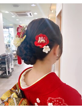 ジラ ヘアアンドメイク(girra HAIR&MAKE) 振袖着付けヘアセット