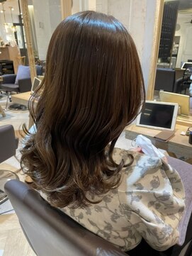 ジーナ 船橋(Zina) 髪質改善*ロングレイヤーグレーベージュ*美髪【Zina船橋】