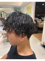 イメージア 町田店(IMAGE A) スパイラル刈り上げ黒髪ツーブロック