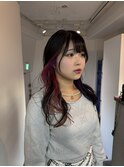 デザインイヤリングインナーカラー♪
