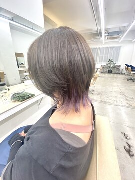 ニュート(Neut ) インナーカラー/パープル/ボブレイヤー/くびれ