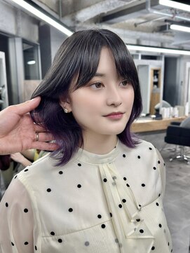 センス(SENSE.) インナーカラー×くびれレイヤーカット