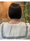 イメチェン外ハネボブ美髪×ブリーチなしレイヤー韓国[大宮］