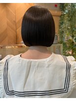 ロンドフルール 大宮東口(Lond fleur)&nbsp;イメチェン外ハネボブ美髪×ブリーチなしレイヤー韓国[大宮］