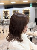 大人可愛い20代30代40代カラー/ミディアム/宮崎