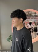 波巻きパーマ