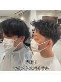 奈良で大人男子に人気のショートパーマ
