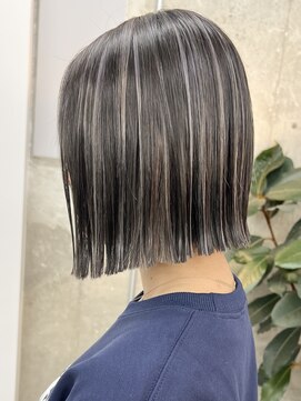 ノード(NODE) 栄ハイライト透明感ボブスタイル