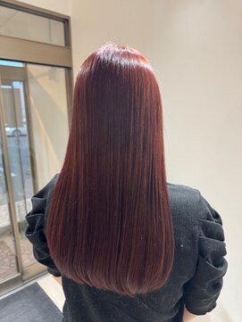 フェリーチェ(felice) ピンクカラー、艶ロング