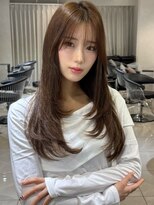 ユーフォリア 渋谷グランデ(Euphoria SHIBUYA GRANDE) 小顔美人レイヤーカット×ナチュラルグレージュ30代40代50代