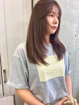 アジールヘア 北千住駅西口店(agir hair) レイヤーカットレイヤースタイル韓国ヘア北千住kitasenjyu