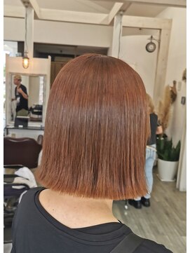 切りっぱなしボブ