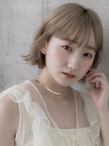 POCKET郡山安積店 ショートカットレイヤーカット髪質改善縮毛矯正【4月1日OPEN予定】&nbsp;ミディアムヘア/暗めカラー/グランマッシュ/郡山