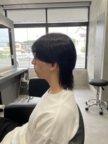 トーン(tone)&nbsp;ナチュラルセンターパート/曲がる縮毛矯正/メンズカット