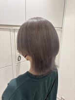 ケンジ 平塚 アネッタ(KENJE annetta)&nbsp;ワンホンレイヤー/ミルクティーブロンド/ダークブルー/平塚