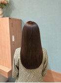 色落ちまで楽しめる暖色カラー