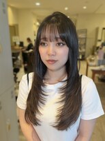 ヘアメイク シュシュ(Hair make chou chou) レイヤーロング ハッシュカット レイヤーカット 髪質改善