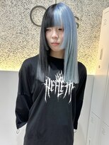 オプス 大名店(Ops)&nbsp;◆夏におすすめ×水色×ブラック×姫カット
