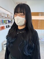 カッツ 笠岡店(CUT S)&nbsp;ブルー裾カラー