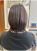 大人可愛い30代40代小顔ミディアムレイヤー
