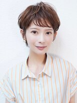 ハウスアンドヘアーワークス(House&Hair works) 前髪長め 大人小顔ショート 30代40代50代 藤沢