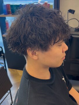 MEN'S soleil 大宮さいたま新都心【メンズソレイユ】MEN'Sパーマ/MEN'Sカット/メンズ ニュアンスウルフ スペインカール さいたま新都心