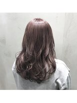 アンド バイ ヘアサロン(AND by hair salon) ラベンダーグレーカラー