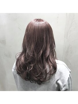 アンド バイ ヘアサロン(AND by hair salon) ラベンダーグレーカラー
