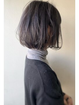 セルカ 高田馬場(CERCA) 抜け感ボブ&ナチュラルグレージュカラー【CERCA高田馬場】