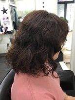 ソアラ(soAla) ハーフアップも結んでも可愛いセミロングパーマ