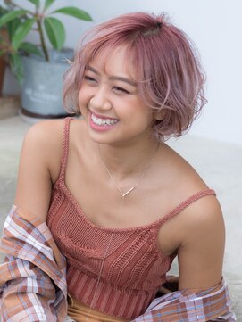 ニキ ヘアー ネイル 子安店(niki hair, nail) 軽やかチェリーピンク