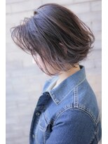 ルッソ チアロ(Lusso chiaro)&nbsp;☆立体感外ハネボブ×アンニュイ ヘア☆/30代40代50代