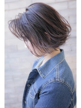 ルッソ チアロ(Lusso chiaro) ☆立体感外ハネボブ×アンニュイ ヘア☆/30代40代50代