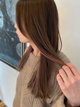 エスヘアーメイク(S Hair Make) 桜インナーカラー