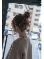 フラワード(flowered)&nbsp;早朝8:30からできます♪お団子アレンジ　ベージュカラー