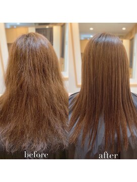 リアン(Lien) 『髪質改善』ストレートエステ（縮毛矯正）（リタッチ可）