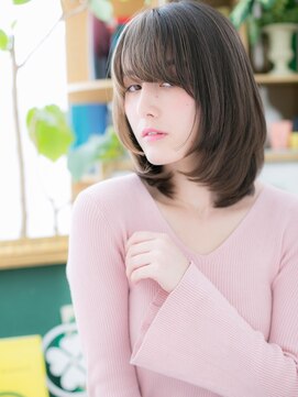 カバーヘア ブリス 上尾西口店(COVER HAIR bliss) ■フェイスフレーミング前下がりカール107-6★上尾20代30代40代!