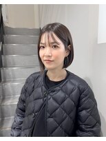 デイジードゥ(Daisy duex)&nbsp;メルティーハイライト　シースルー前髪　ワンレンボブ