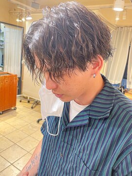 キャンバス バイ ネオリーブ 横浜西口(Canvas by neo.) 波巻きミックススパイラル センターパート【横浜】