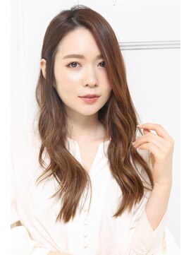 トロン(tronc) 大人可愛い20代30代40代小顔フェミニンロング ウェーブA2