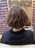 ふわふわボブパーマ