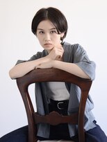 ロアー ヘアー マックイーン 流山おおたかの森店(RAWR hair McQueen)&nbsp;【RAWR】黒髪ショート_ウザバング